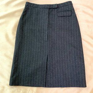 Piazza Sempione Pin Stripe Wool Skirt